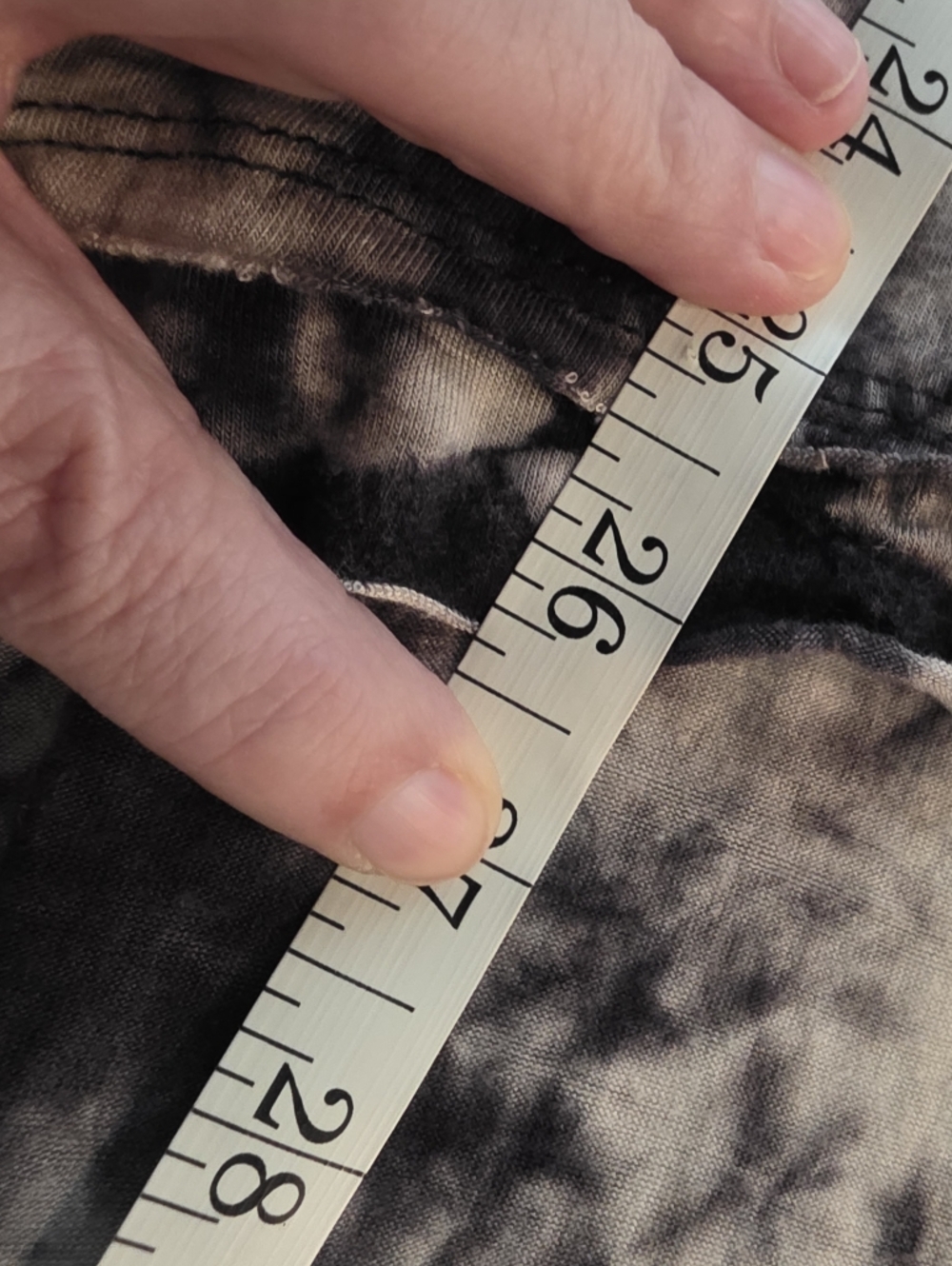Miracle Berry White And Black Tie Dye Hi-Lo Tunic Size X-Large - Picture 6 of 8